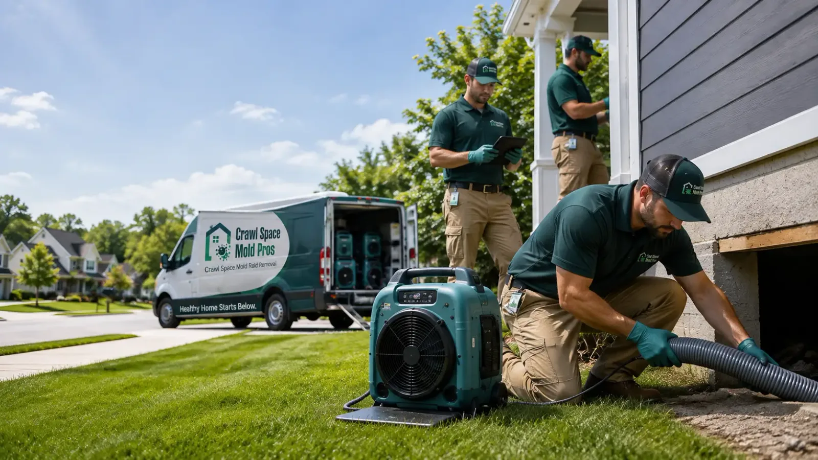 Crawl Space Mold Removal in Hercules, CA